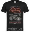 Чоловіча футболка Classic Caferacer Чорний фото