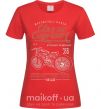 Женская футболка Classic Caferacer Красный фото