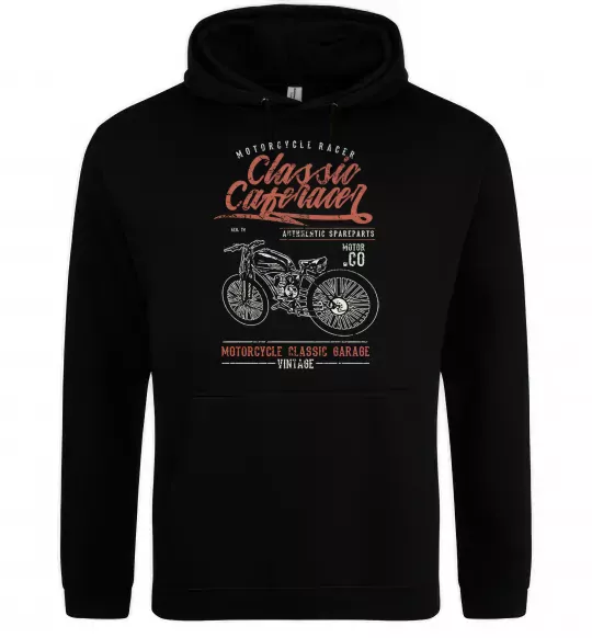 Жіноча толстовка (худі) Classic Caferacer Чорний фото