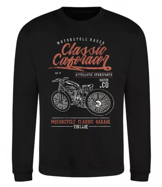 Світшот Classic Caferacer Чорний фото