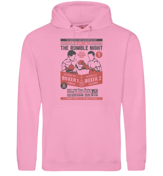 Чоловіча толстовка (худі) Classic Boxing Рожевий фото