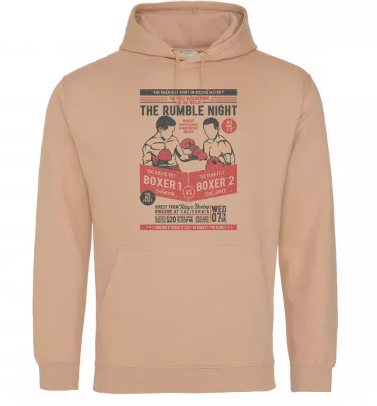 Мужская толстовка (худи) Classic Boxing Песочный фото