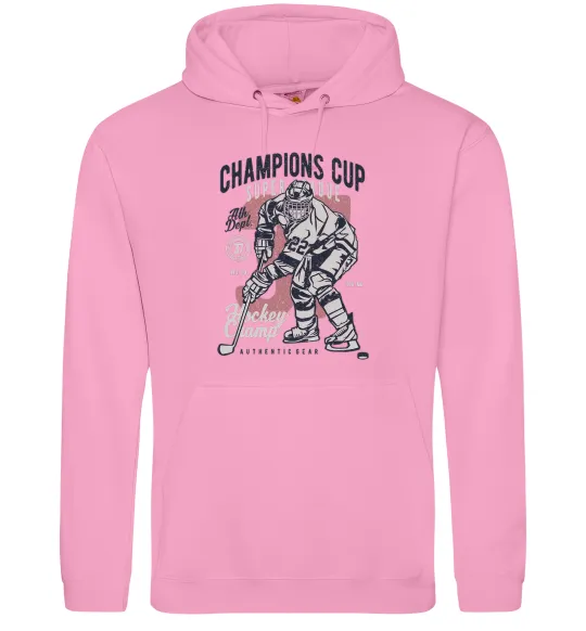 Мужская толстовка (худи) Champions Cup Hockey Розовый фото