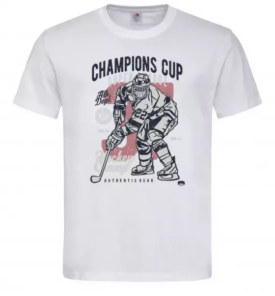 Чоловіча футболка Champions Cup Hockey Білий фото