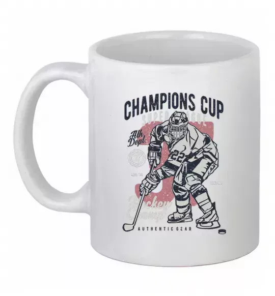 Чашка керамічна Champions Cup Hockey Білий фото