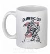 Чашка керамическая Champions Cup Hockey Белый фото