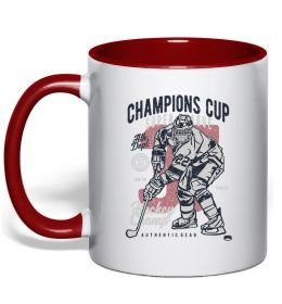 Чашка с цветной ручкой Champions Cup Hockey