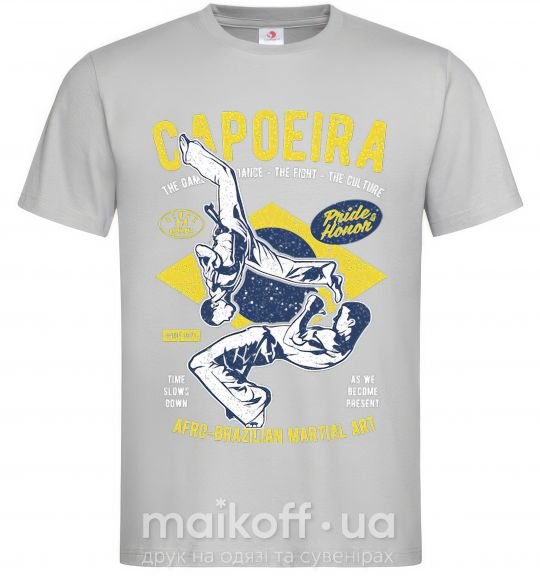Чоловіча футболка Capoeira Сірий фото