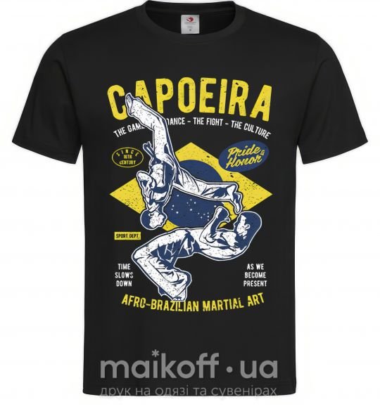Чоловіча футболка Capoeira Чорний фото