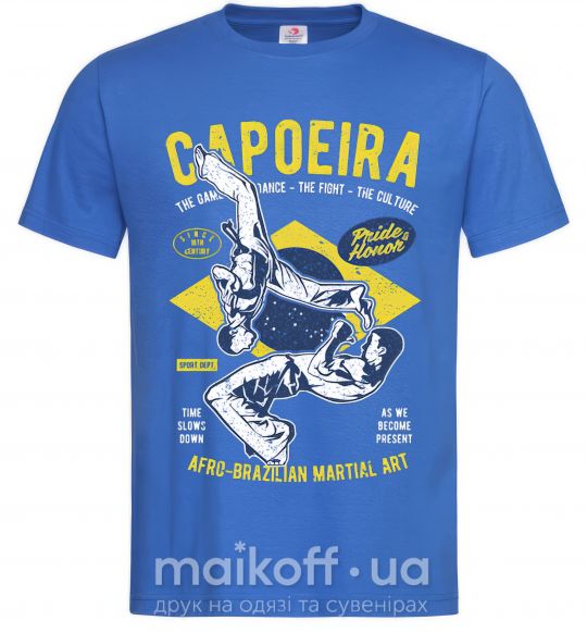 Чоловіча футболка Capoeira Яскраво-синій фото
