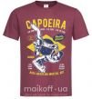 Чоловіча футболка Capoeira Бордовий фото