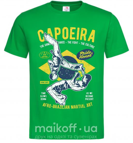 Чоловіча футболка Capoeira Зелений фото