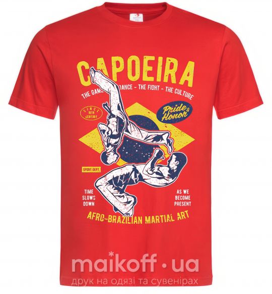 Чоловіча футболка Capoeira Червоний фото