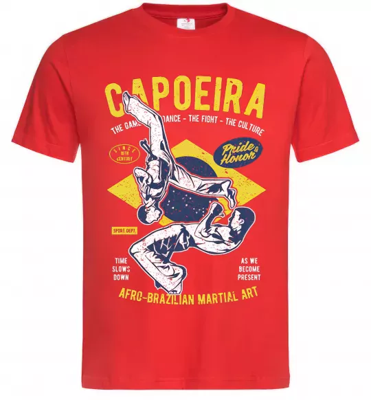 Чоловіча футболка Capoeira Червоний фото