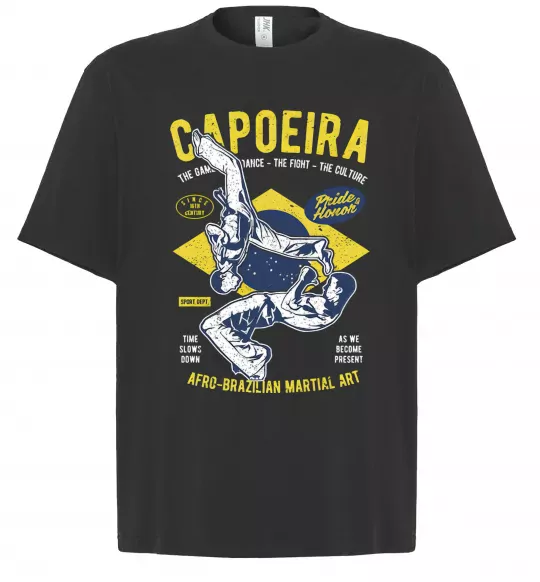 Футболка Оверсайз Capoeira Чорний фото