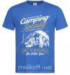 Мужская футболка Camping Society Ярко-синий фото