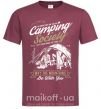 Мужская футболка Camping Society Бордовый фото