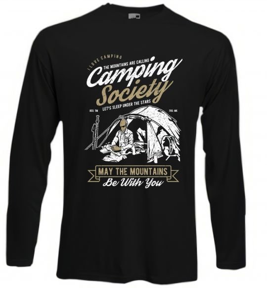 Реглан Camping Society Чорний фото