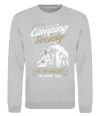Свитшот Camping Society Серый меланж Свитшот Camping Society Серый меланж фото