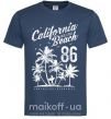Чоловіча футболка California Malibu Beach Темно-синій фото