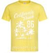 Чоловіча футболка California Malibu Beach Лимонний фото