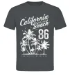 Мужская футболка California Malibu Beach Графит фото