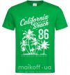 Чоловіча футболка California Malibu Beach Зелений фото