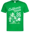 Мужская футболка California Malibu Beach Зеленый фото