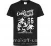 Дитяча футболка California Malibu Beach Чорний фото