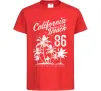 Детская футболка California Malibu Beach Красный фото