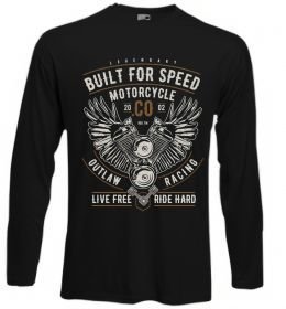 Лонгслив Built For Speed Motorcycle