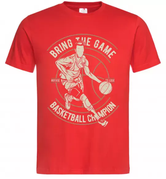 Чоловіча футболка Bring The Game Червоний фото