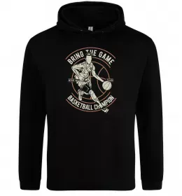 Женская толстовка (худи) Basketball love Черный фото