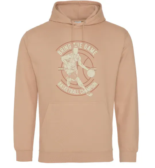 Жіноча толстовка (худі) Bring The Game Пісочний фото