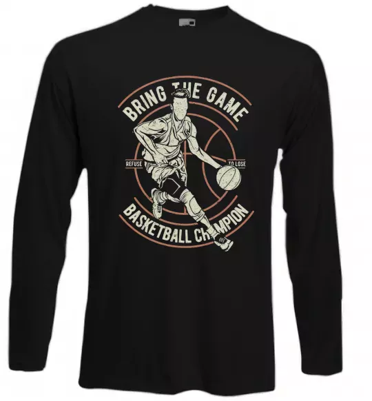 Лонгслів Bring The Game Чорний фото