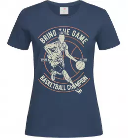 Женская футболка Basketball love Черный фото