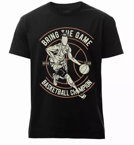 Мужская премиум футболка Bring The Game Черный фото