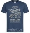 Чоловіча футболка Vintage Speedrace Темно-синій фото
