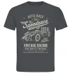 Чоловіча футболка Vintage Speedrace Графіт фото