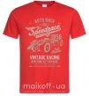 Мужская футболка Vintage Speedrace Красный фото