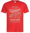 Чоловіча футболка Vintage Speedrace Червоний фото
