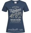 Жіноча футболка Vintage Speedrace Темно-синій фото