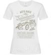 Женская футболка Vintage Speedrace Белый фото