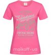 Женская футболка Vintage Speedrace Ярко-розовый фото