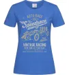 Женская футболка Vintage Speedrace Ярко-синий Женская футболка Vintage Speedrace Ярко-синий фото