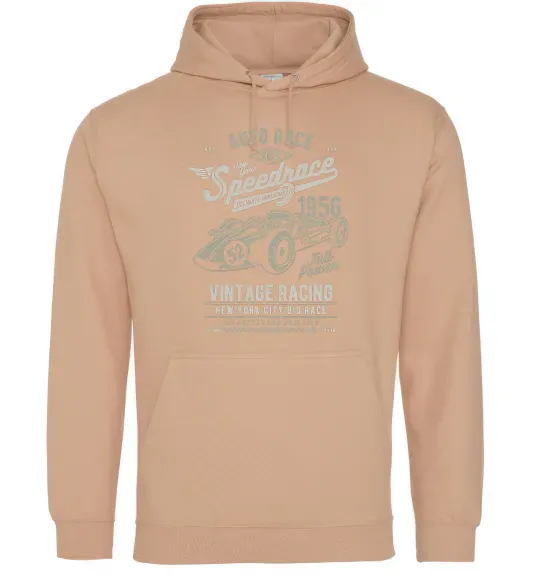 Жіноча толстовка (худі) Vintage Speedrace Пісочний фото