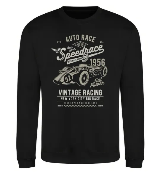 Свитшот Vintage Speedrace Черный фото