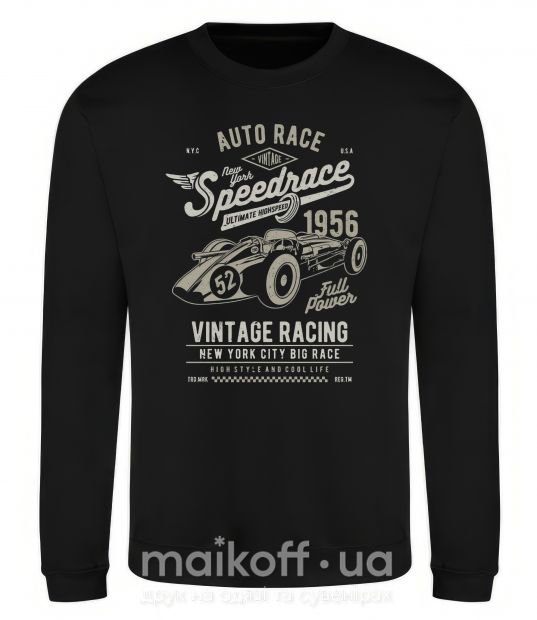 Свитшот Vintage Speedrace Черный фото