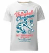 Мужская премиум футболка Volleyball Champion Белый фото