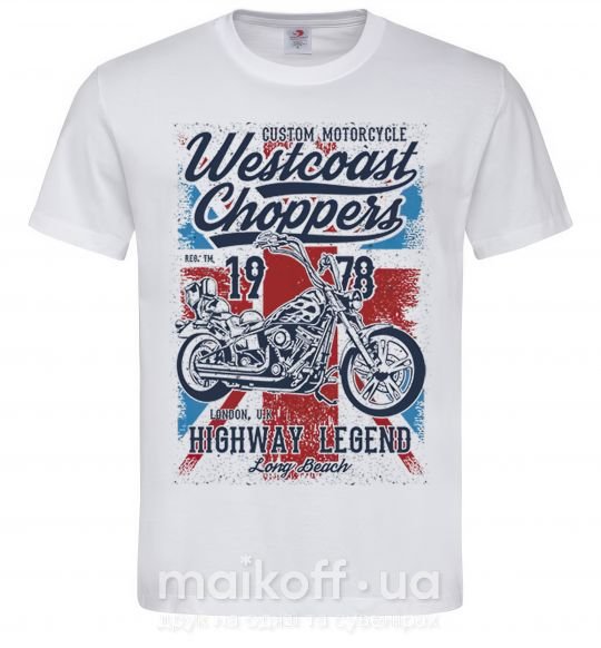 Чоловіча футболка Westcoast Choppers Білий фото